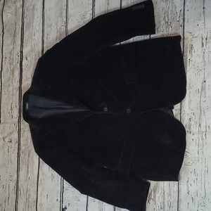 Saddlebred Navy Blue Corduroy Blazer 44L